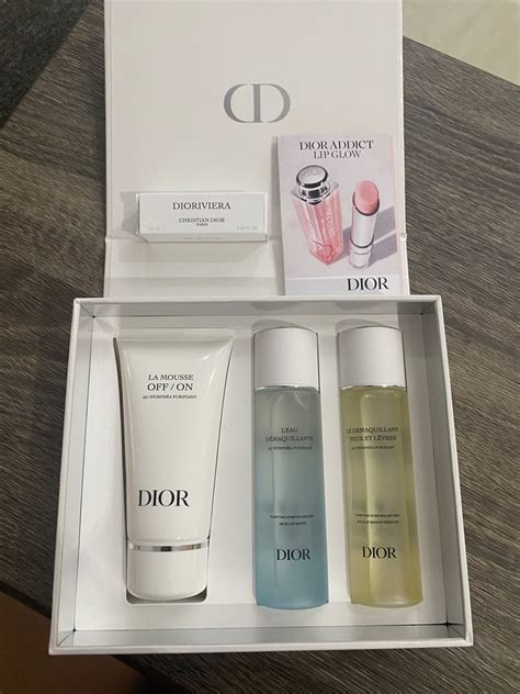 dior cleanser trio set|DIOR CLEANSER TRIO SET Foaming Cleanser Micellar Water .